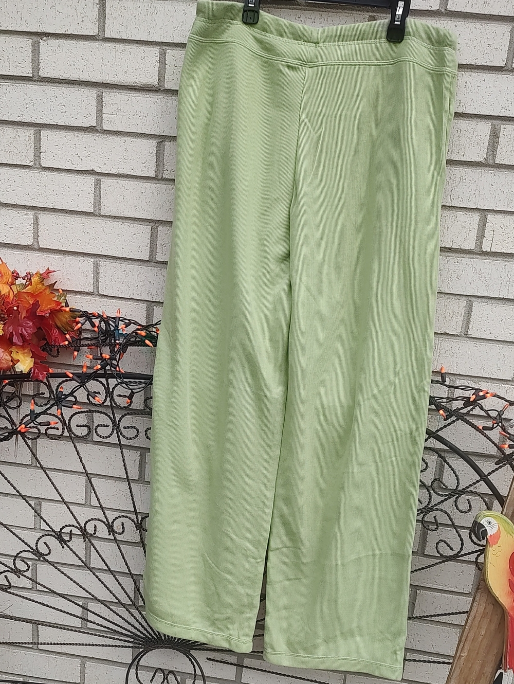 Light Green Drawstring Sweatpants - Picture 8 of 11